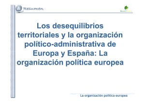 La organización política europea