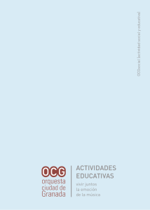 ACTIVIDADES EDUCATIVAS - Orquesta Ciudad de Granada