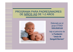 Programa para padres/madres de niños/as de 1