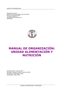 unidad alimentación y nutrición