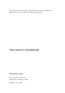 TRES CASAS DE LUIS BARRAGÁN