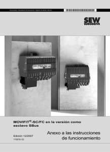 MOVIFIT®-SC/FC en la versión como esclavo SBus - SEW