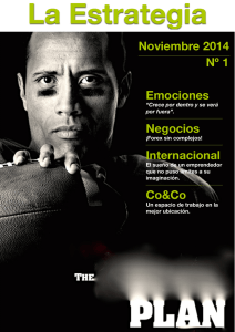 Revista La Estrategia. Noviembre 2014