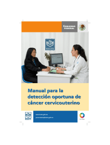 Manual para la detección oportuna de cáncer cervicouterino
