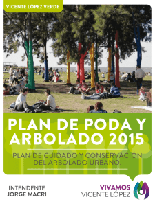 plan de poda y arbolado 2015 - Municipalidad de Vicente Lopez