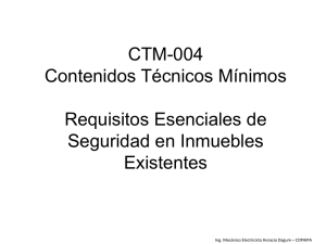 CTM-004 Contenidos Técnicos Mínimos Requisitos Esenciales de