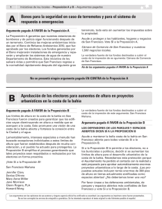 Bonos para la seguridad en caso de terremotos y para