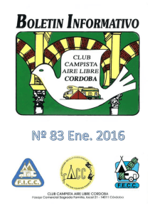 Diapositiva 1 - Club Campista Aire Libre Córdoba