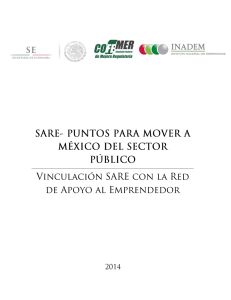 Documento Vinculación SARE-Puntos para Mover a México