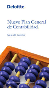 Nuevo Plan General de Contabilidad.