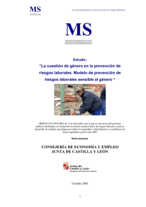 &ldquo;La cuesti&oacute;n de g&eacute;nero en la prevenci&oacute;n de riesgos laborales