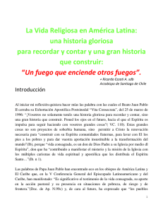 La Vida Religiosa en América Latina: una historia gloriosa para