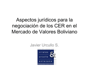 Aspectos jurídicos para la negociación de los CER en el Mercado