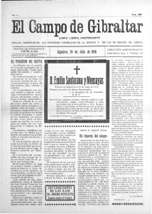 Algeciras 29 de Julio de 1946 EL PRESIDIO DE CEUTA En vísperas