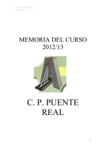 memoria del curso 2012-2013 - Colegio Público Puente Real