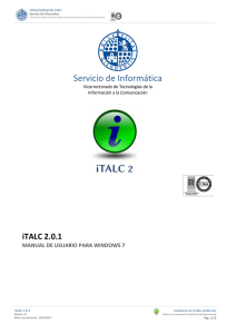 manual para de iTALC para Windows 7