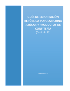 Guía Sectorial Azúcar y Confitería - Dirección de Administración del