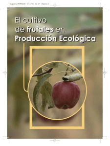 El cultivo de frutales en producción ecológica
