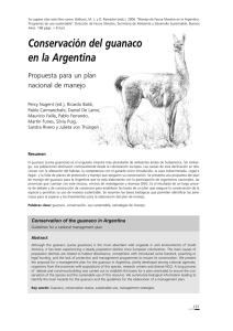 Conservación del guanaco en la Argentina