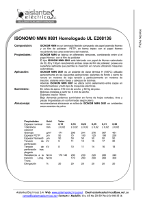 ISONOM® NMN 0881 Homologado UL E208136