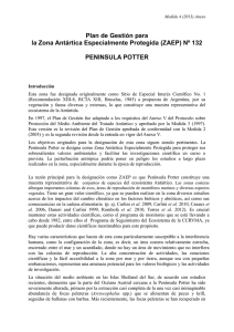 Peninsula Potter - Dirección Nacional del Antártico