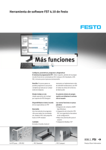 Herramienta de software FST 4.10 de Festo Más funciones