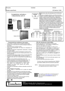 (FT) Congelador vertical G31310, G22010, G12010 (ESP)