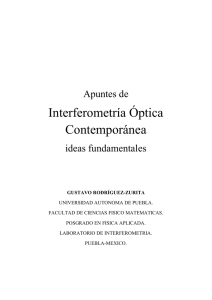 Interferometría Contemporánea - FCFM