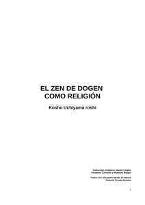 el zen de dogen como religión