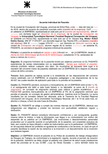 Acuerdo Individual de Pasantías - FRCU