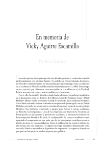 En memoria de Vicky Aguirre Escamilla