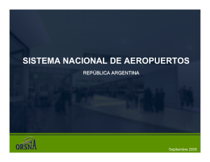 sistema nacional de aeropuertos