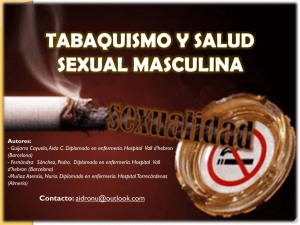 tabaquismo y salud sexual masculina