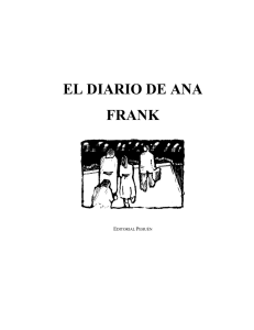 el diario de ana frank - Grupo de Acción Comunitaria