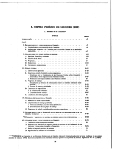 l. PRIMER PERIoDO DE SESIONES (1968)