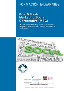 Marketing Social Corporativo (MSC)