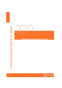 Cuentas anuales e Informe de Gestión 2010