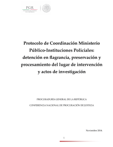 Protocolo de Coordinacion Ministerio Publico