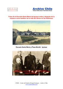 Fotos de la Escuela Santa María de Iquique antes y después de la
