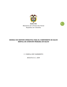 documento final modelo gestión - Ministerio de Salud y Protección