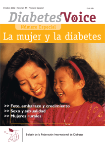 La mujer y la diabetes - International Diabetes Federation