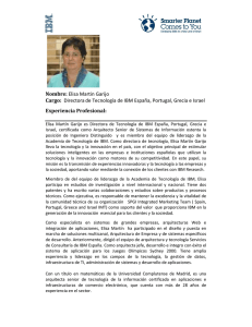 Elisa Martin Garijo Cargo: Directora de Tecnología de IBM España