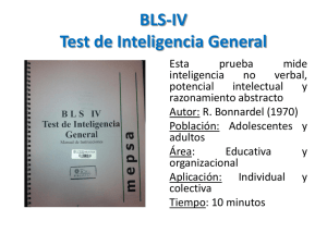 BLS-IV Test de Inteligencia General