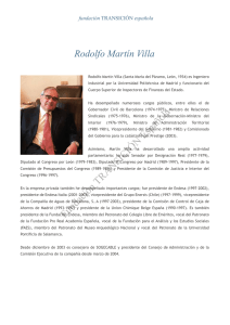 Martín Villa, Rodolfo - Fundación Transición Española