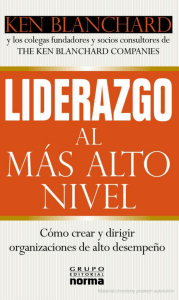 Liderazgo al mas alto nivel