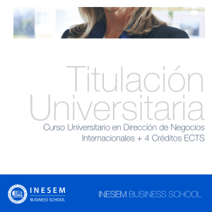 Curso Universitario en Dirección de Negocios Internacionales + 4