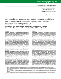 Acidosis hiperclorémica asociada a reanimación