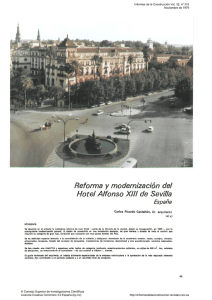 Reforma y modernización del Hotel Alfonso XIII de Sevilla España