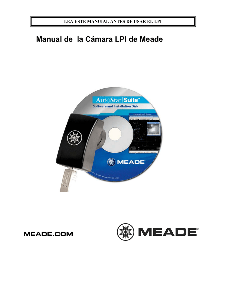 meade lpi camera driver windows 10