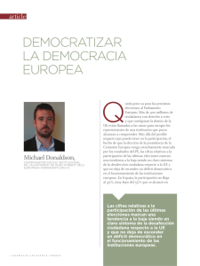 democratizar la democracia europea